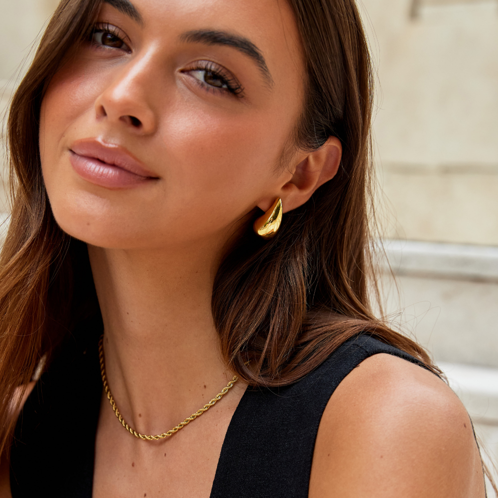 Pendientes de Gota Ame Gold