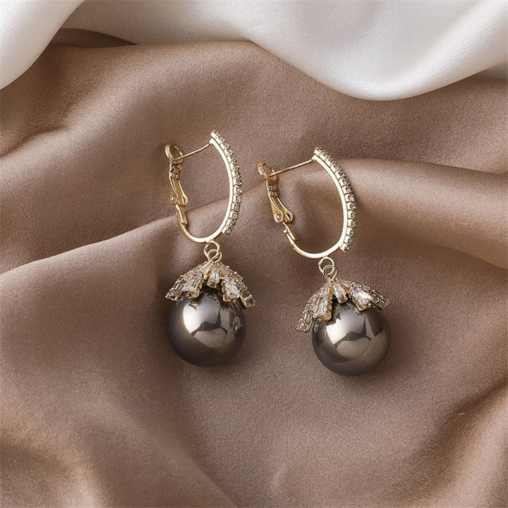 Pendientes de Gota de Perla Malia