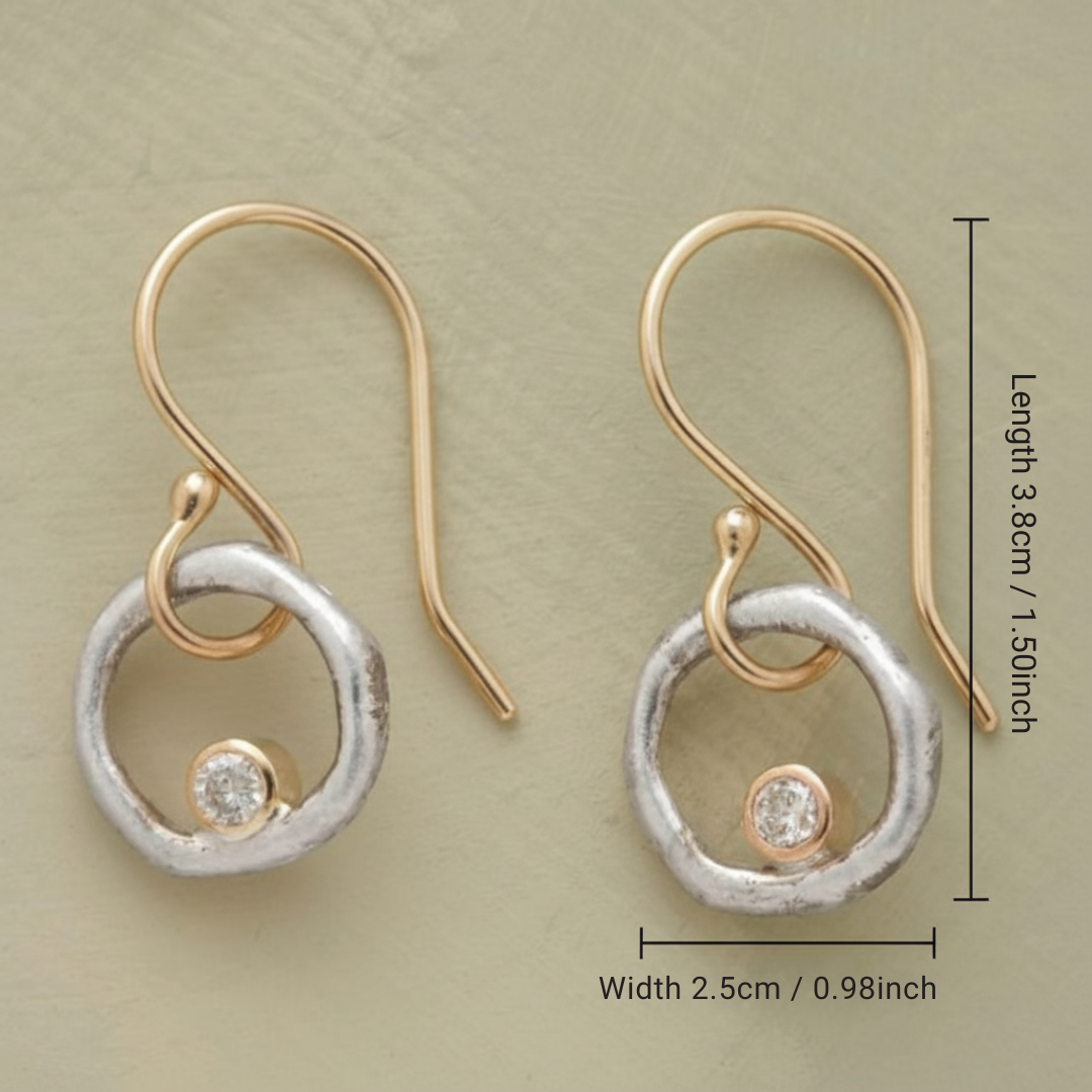 Pendientes Vintage en Circonita Laura