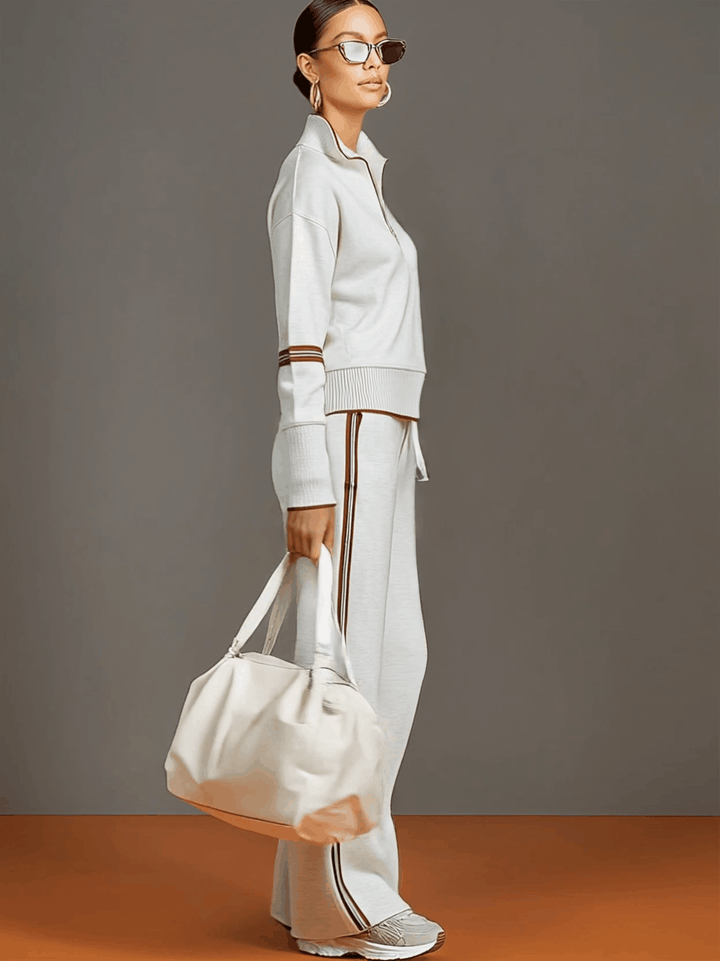 Marietta – blusa y pantalón con piernas anchas