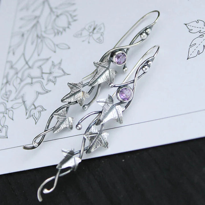 Pendientes Elfos de Cristal Azul