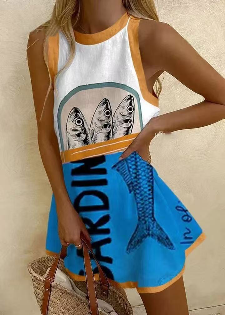 Aila™ Mini Dress Gekleurde sets - Navarro Granada