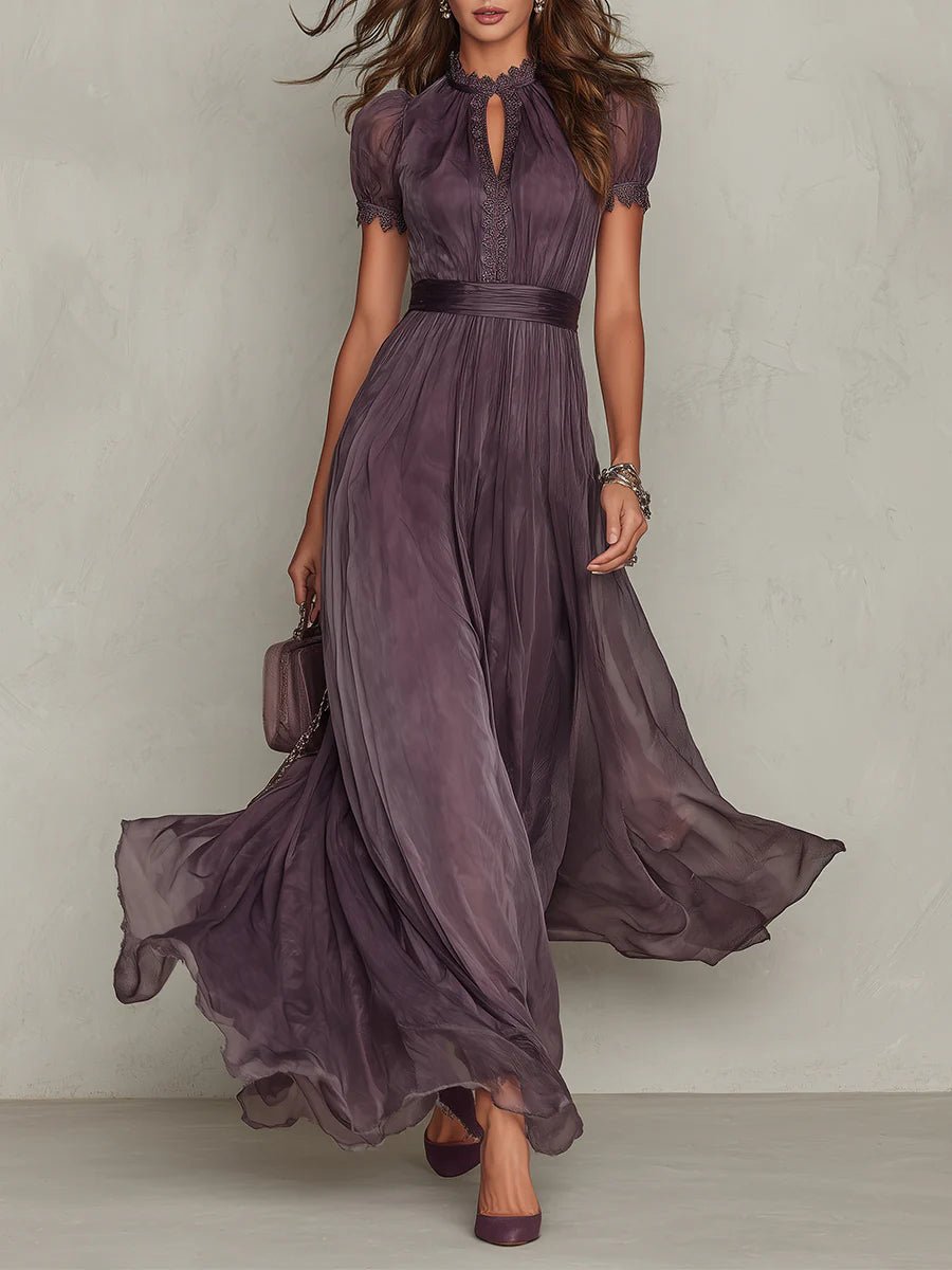 Ashley | Vestido Maxi de Chiffon Vintage - Navarro Granada