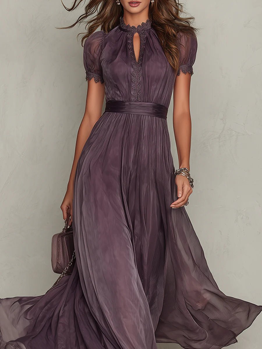 Ashley | Vestido Maxi de Chiffon Vintage - Navarro Granada