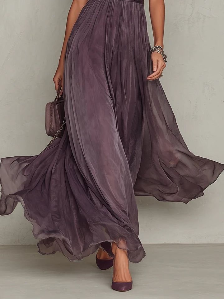 Ashley | Vestido Maxi de Chiffon Vintage - Navarro Granada