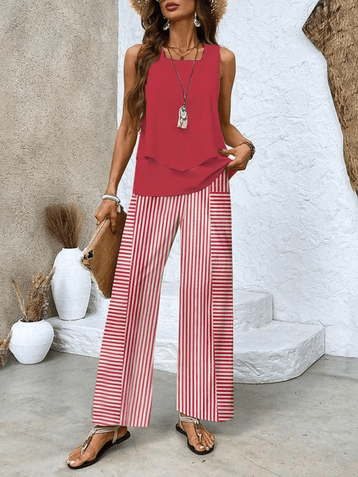 Aurora - Conjunto de Verano Chic y Elegante Twee stuks in de aanbieding - Navarro Granada
