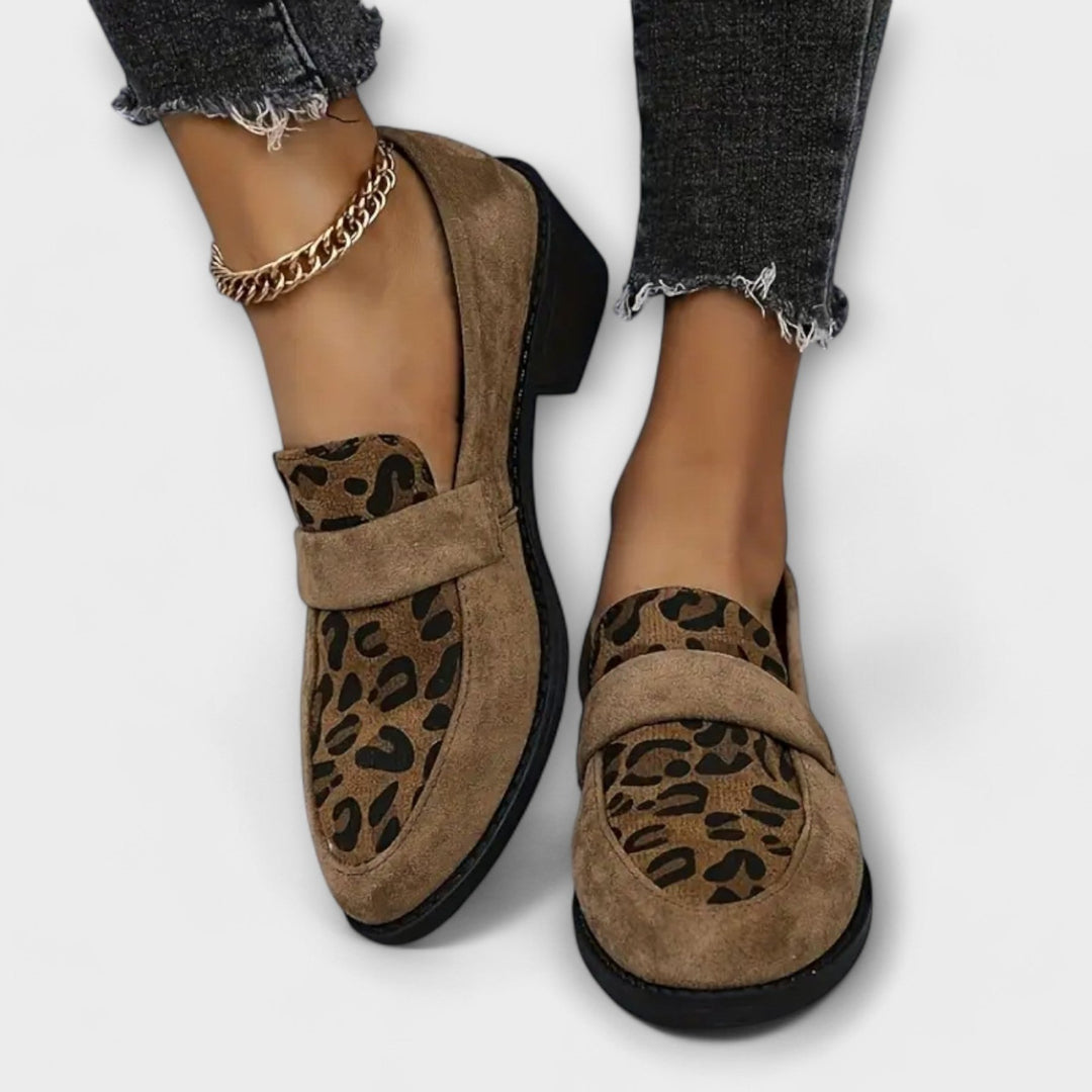 Aurora - Zapatos elegantes para mujer con estampado de leopardo - Navarro Granada