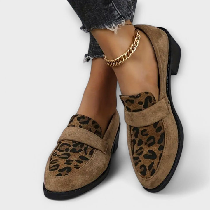 Aurora - Zapatos elegantes para mujer con estampado de leopardo - Navarro Granada