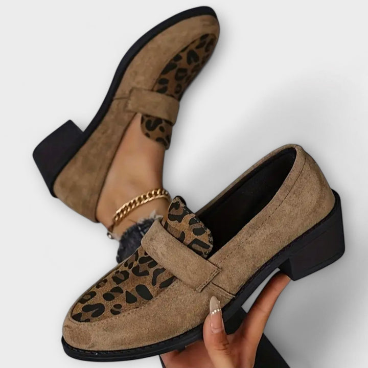 Aurora - Zapatos elegantes para mujer con estampado de leopardo - Navarro Granada