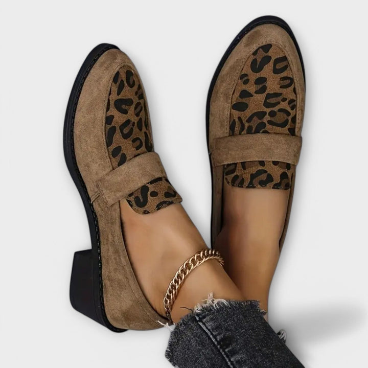 Aurora - Zapatos elegantes para mujer con estampado de leopardo - Navarro Granada