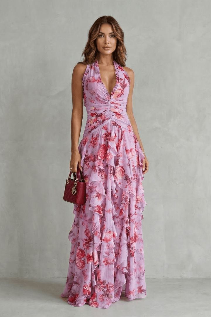 Belladina | Vestido Maxi Halter Maxi Dresses - Navarro Granada