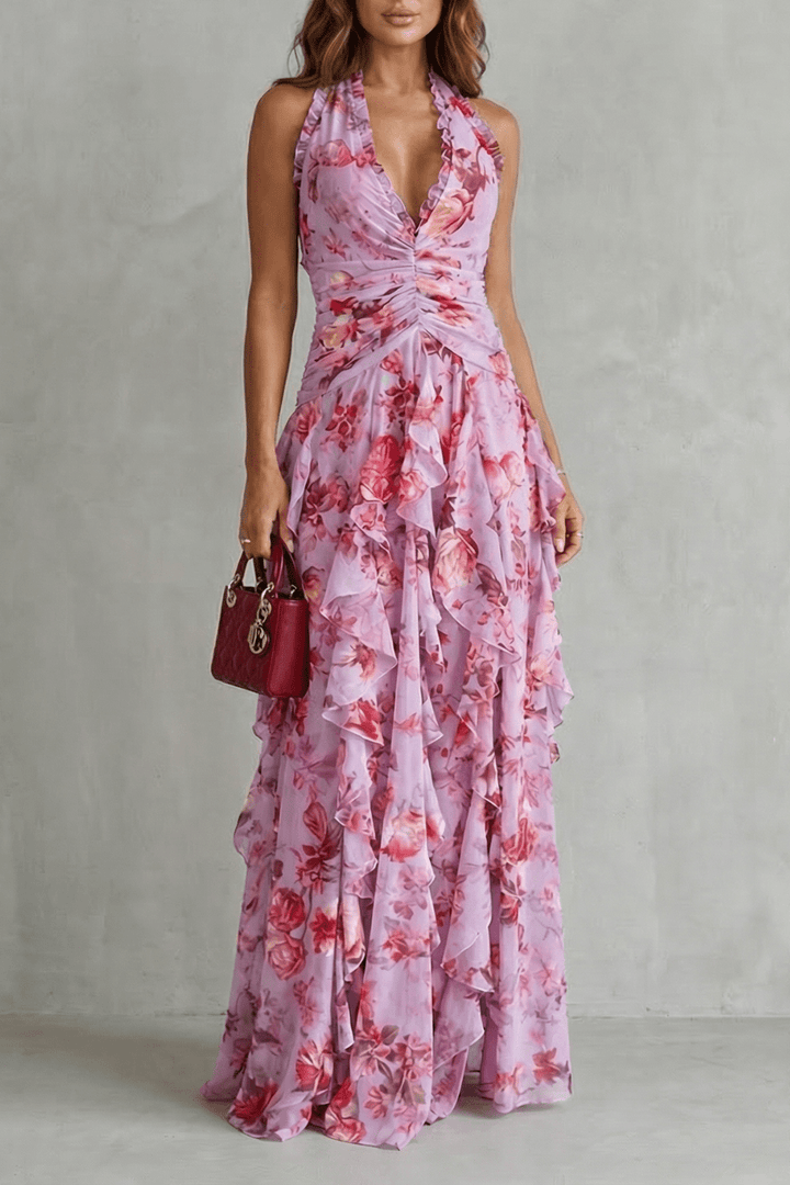 Belladina | Vestido Maxi Halter Maxi Dresses - Navarro Granada