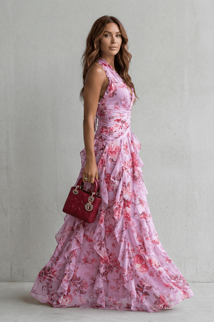 Belladina | Vestido Maxi Halter Maxi Dresses - Navarro Granada