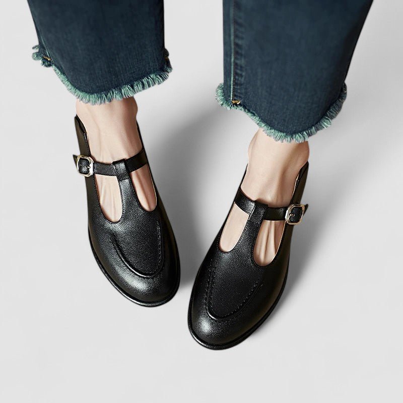 Camila – Zapatos ortopédicos Mary Jane con tacón bajo CL - 0678 - Navarro Granada