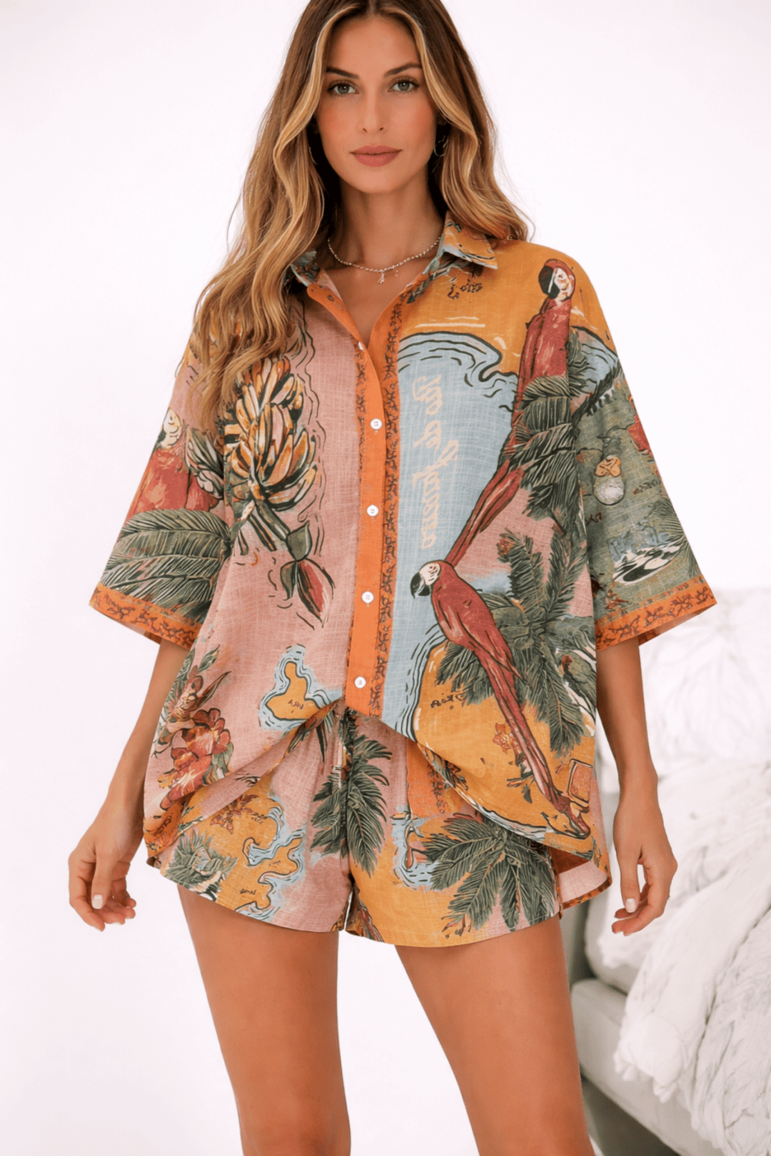 Conjunto de Camiseta y Pantalones Cortos Sunset Paradise - Navarro Granada