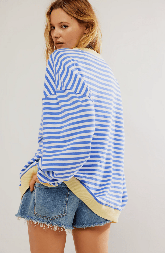 Dora | Suéter oversize de rayas con carácter - Navarro Granada