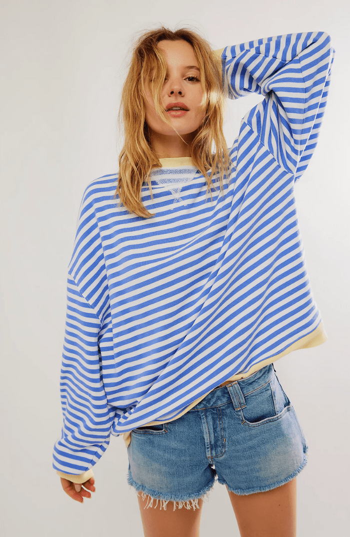 Dora | Suéter oversize de rayas con carácter - Navarro Granada
