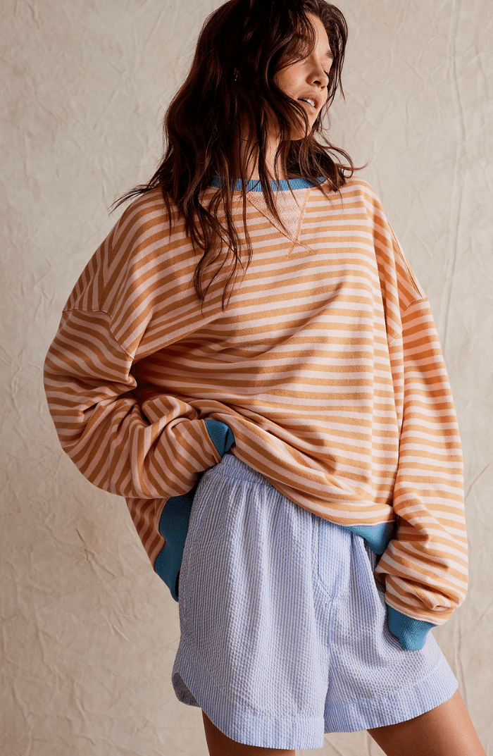 Dora | Suéter oversize de rayas con carácter - Navarro Granada