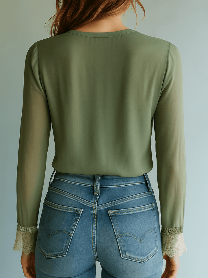 Elena · Blusa Encaje Floral Bohemia Shirts - Navarro Granada