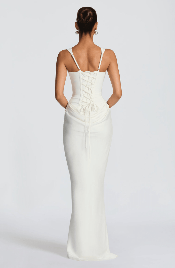 ELENA™ | VESTIDO MAXI CON FORMA DE RELOJ DE ARENA - Navarro Granada