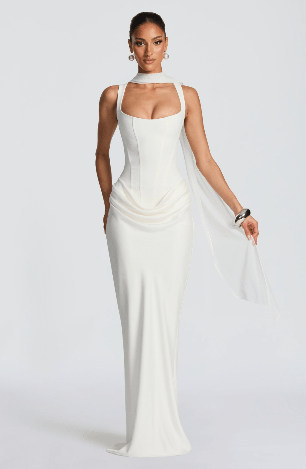 ELENA™ | VESTIDO MAXI CON FORMA DE RELOJ DE ARENA - Navarro Granada