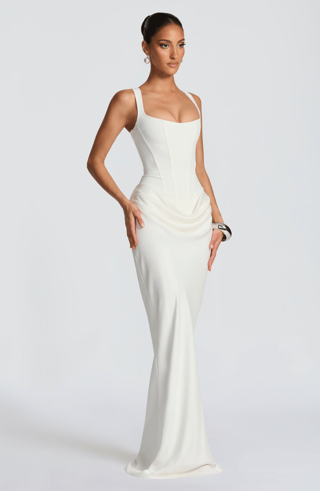 ELENA™ | VESTIDO MAXI CON FORMA DE RELOJ DE ARENA - Navarro Granada