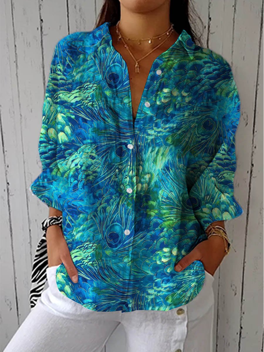 Florina | Gracie Pauwen Blouse - Navarro Granada