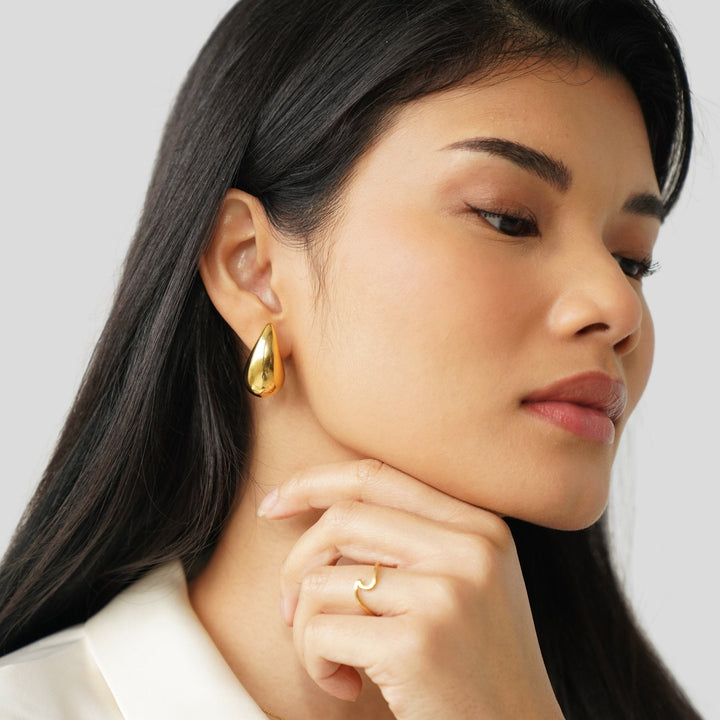 Pendientes de Gota Ame Gold