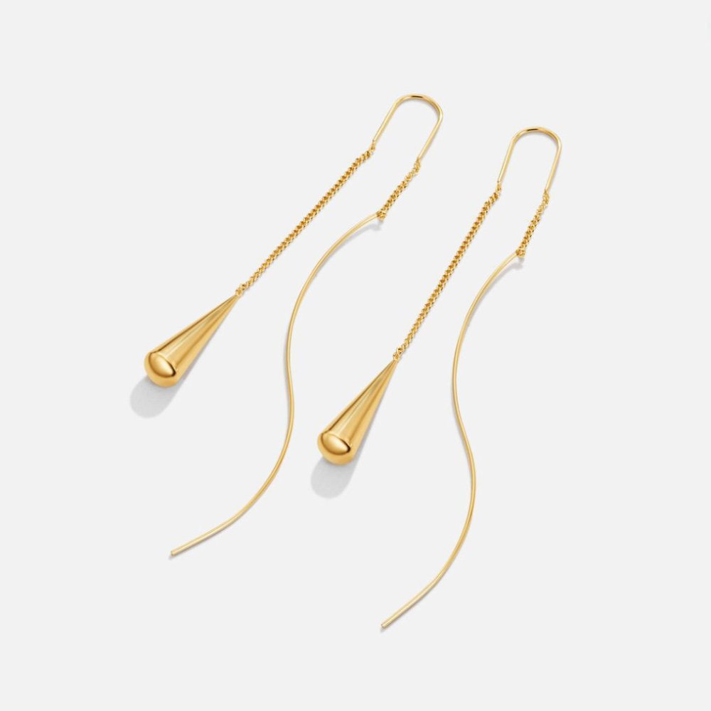 Pendientes de Flecos en Forma de Gota