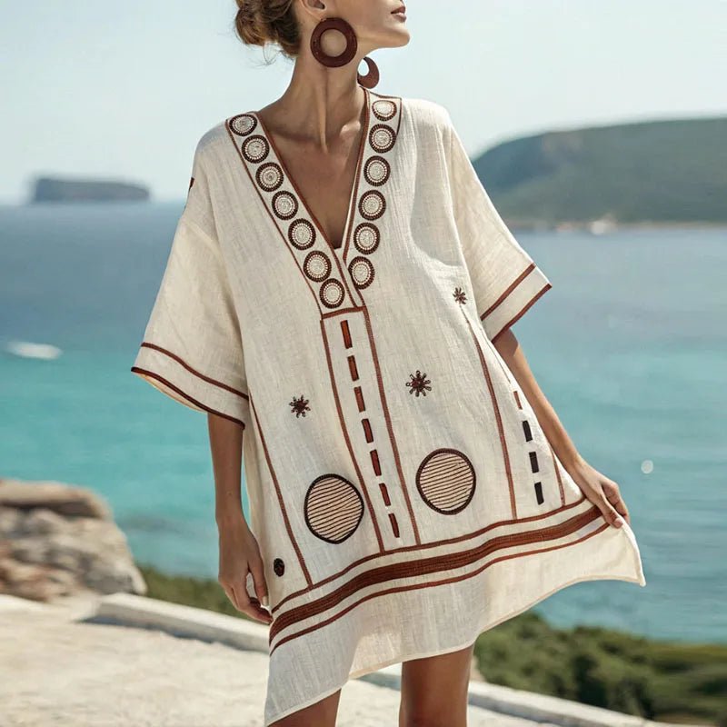 Gwen - Vestido de Playa Elegante y Confortable para Días Soleados - Navarro Granada