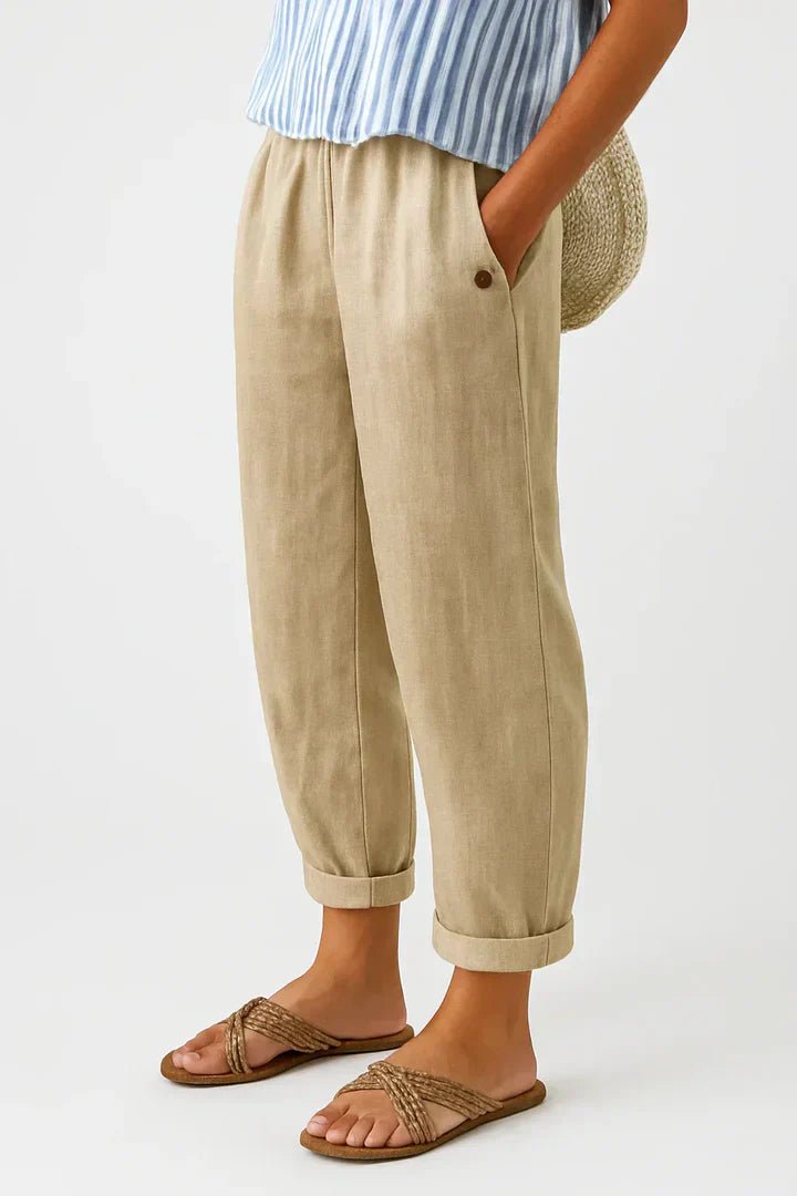 Harriet | Pantalón Corto Relajado Trouser - Navarro Granada