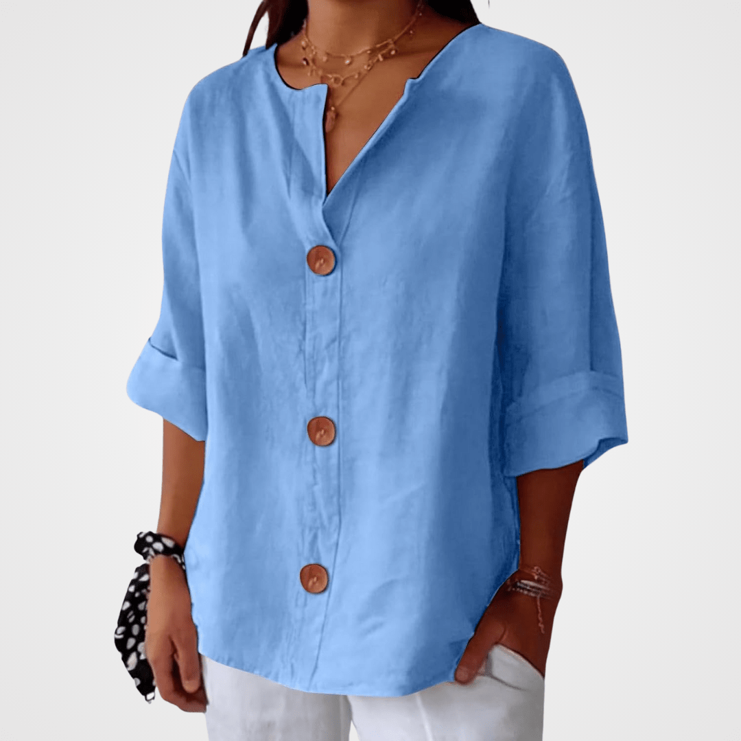 Hazel | Blusa de Verano Holgada Blouse - Navarro Granada