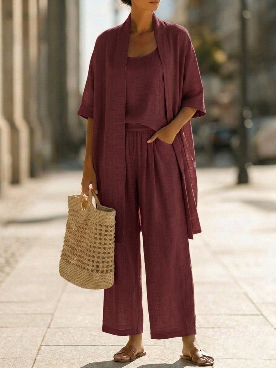 Isabella™ | Conjunto Elegante de Tres Piezas - Navarro Granada