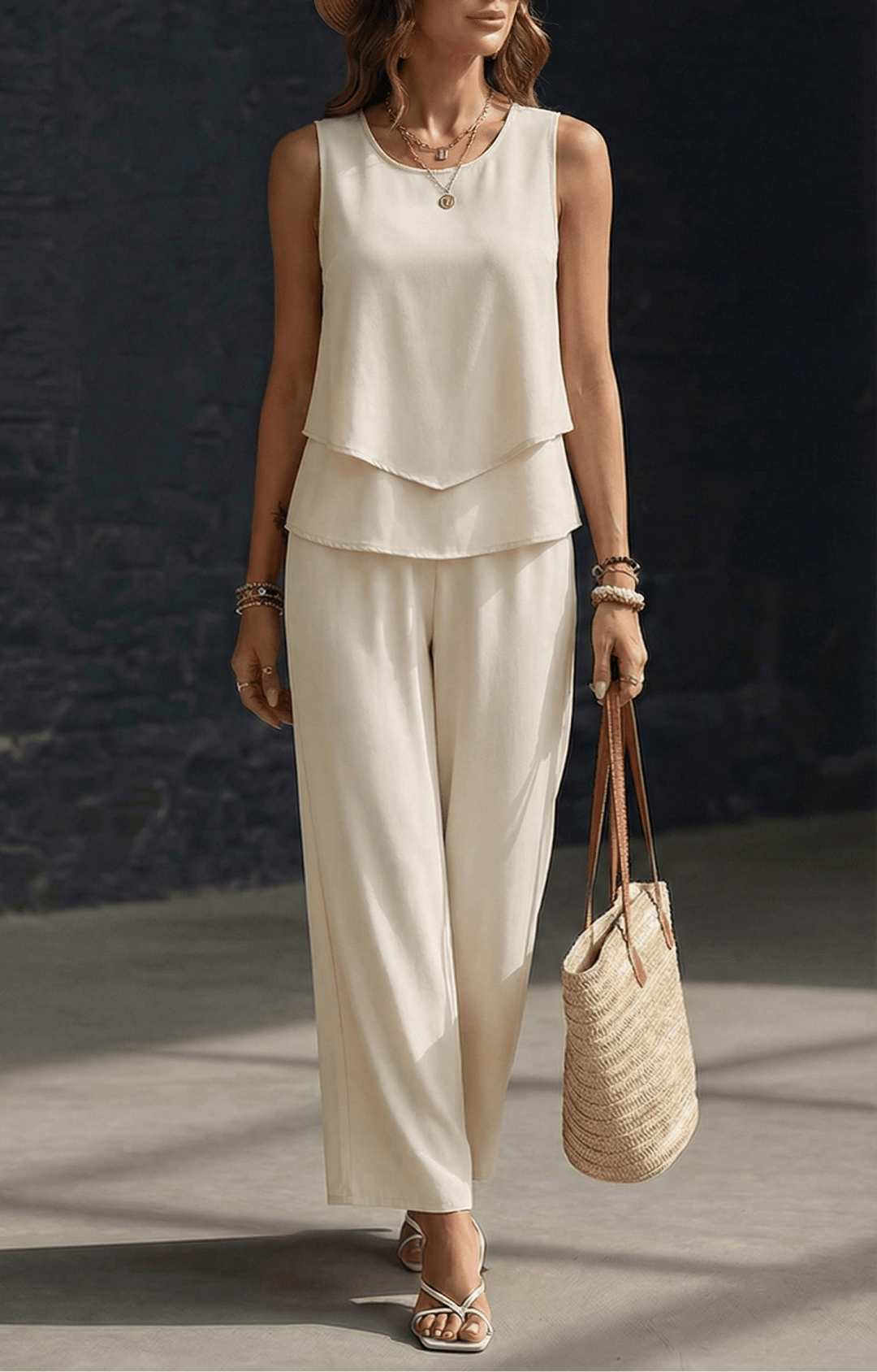 Jemie - Conjunto de Verano Chic y Elegante Twee stuks in de aanbieding - Navarro Granada