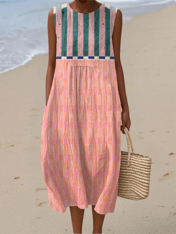 Lily | Vestido de verano ligero y sin mangas Sleeveless Midi Dresses - Navarro Granada