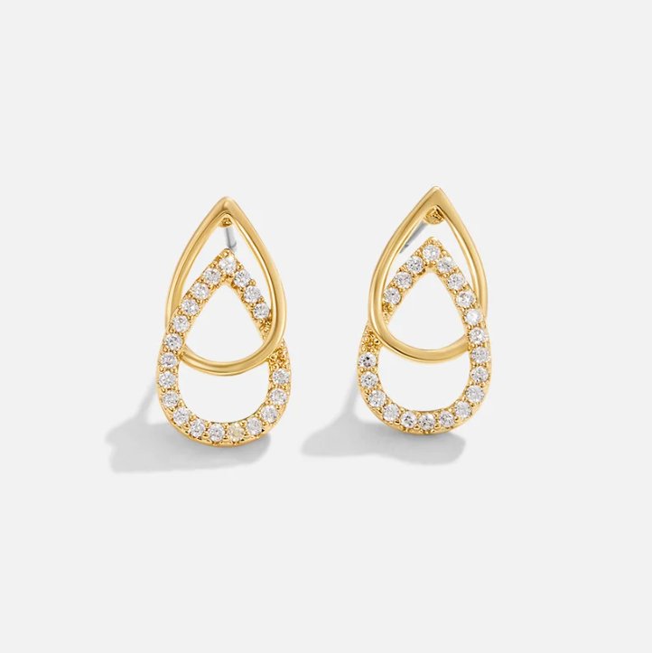 Pendientes de Enlace en Forma de Gota Lin