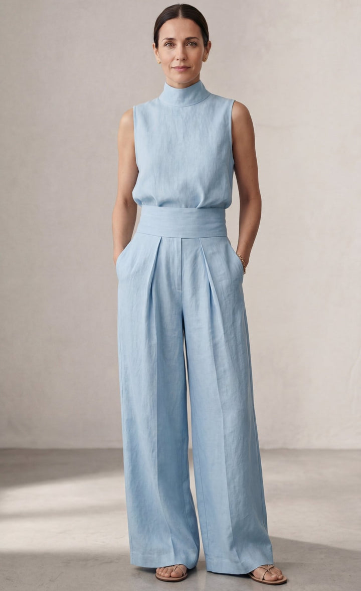 MARIA | CONJUNTO MINIMALISTA DE LINO - Navarro Granada