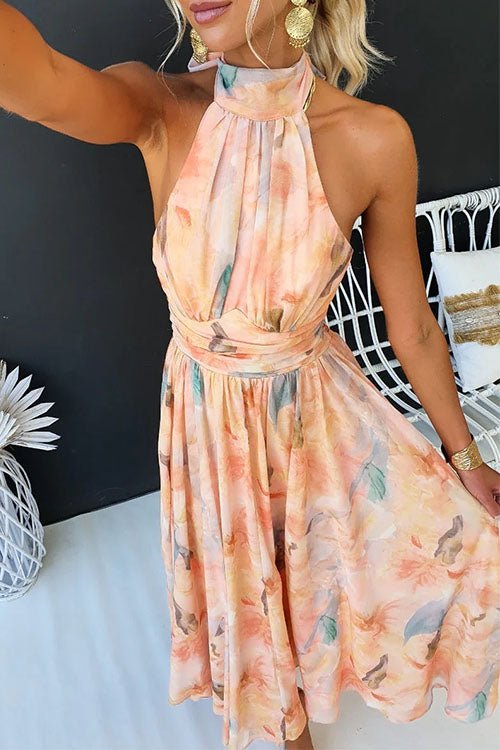 María™ - Vestido Maxi con Estampado Jurken - Navarro Granada