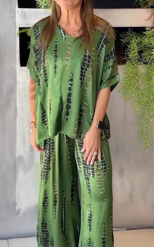 Marie – Conjunto estampado de dos piezas - Navarro Granada