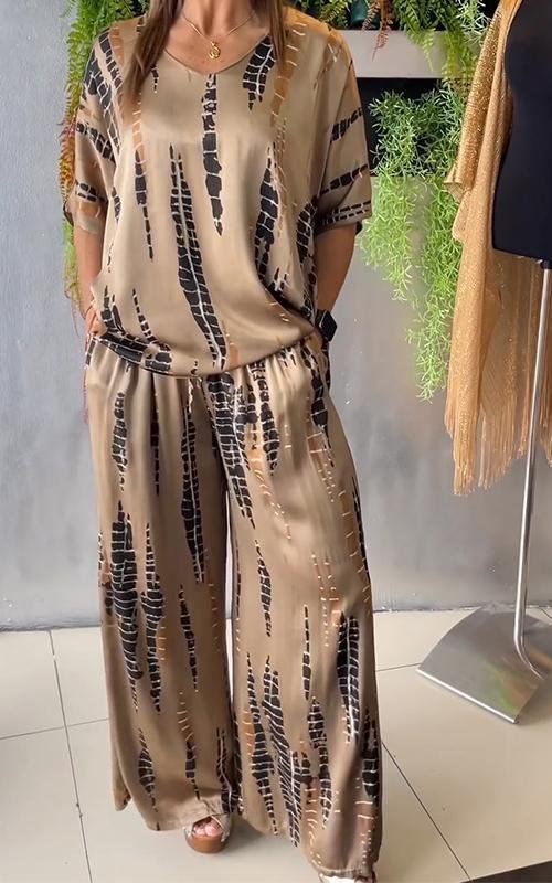 Marie – Conjunto estampado de dos piezas - Navarro Granada