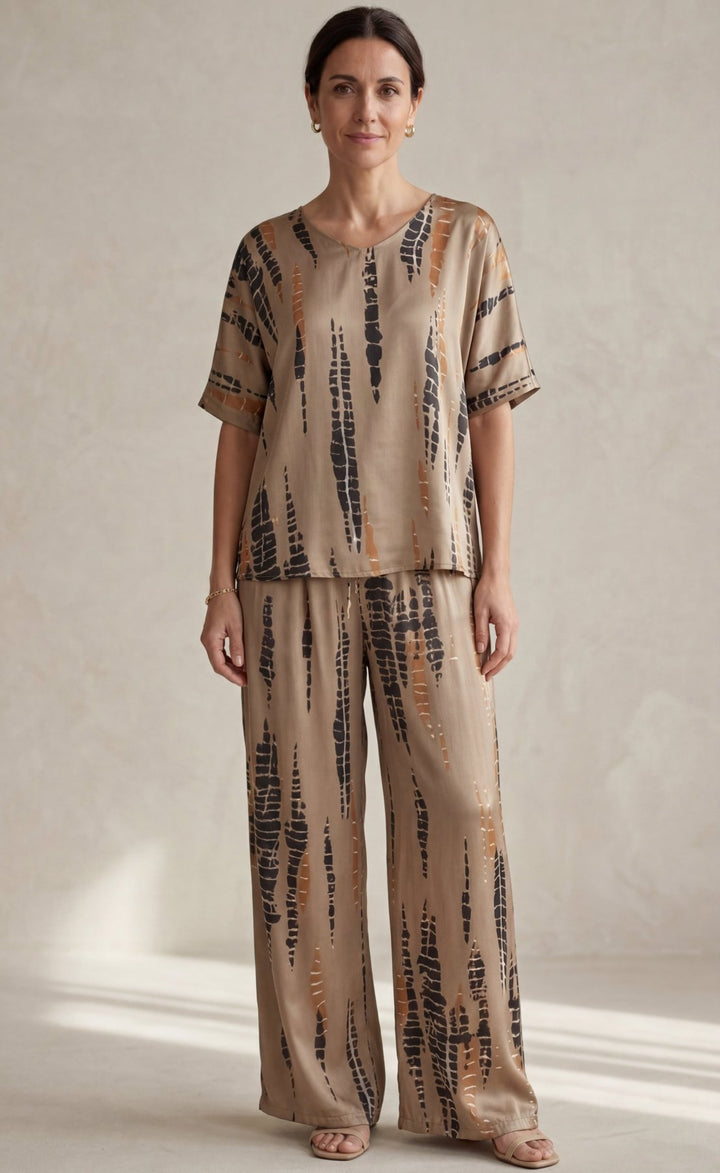 Marie – Conjunto estampado de dos piezas - Navarro Granada