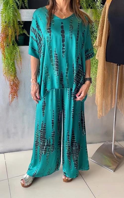 Marie – Conjunto estampado de dos piezas - Navarro Granada