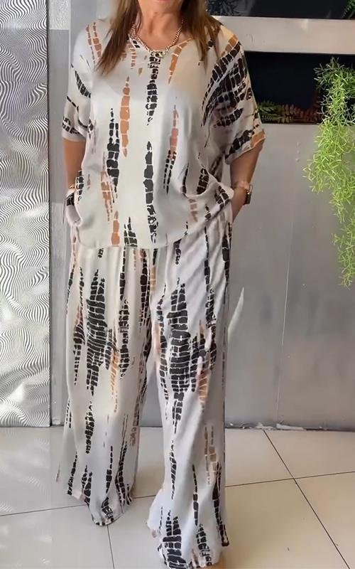 Marie – Conjunto estampado de dos piezas - Navarro Granada