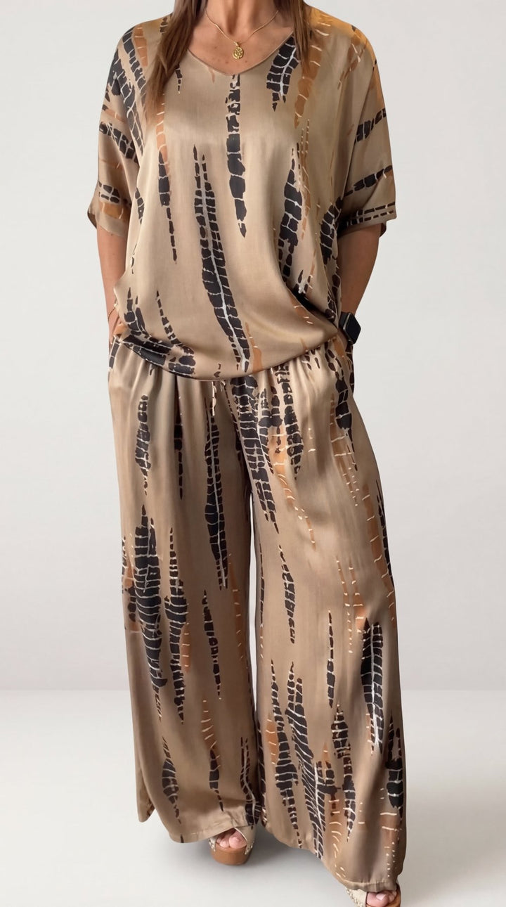 Marie – Conjunto estampado de dos piezas - Navarro Granada