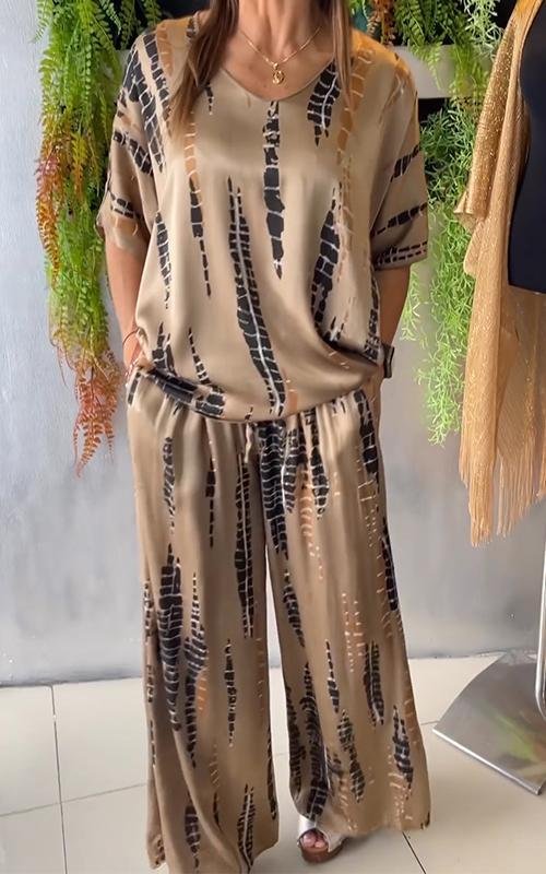 Marie – Conjunto estampado de dos piezas - Navarro Granada