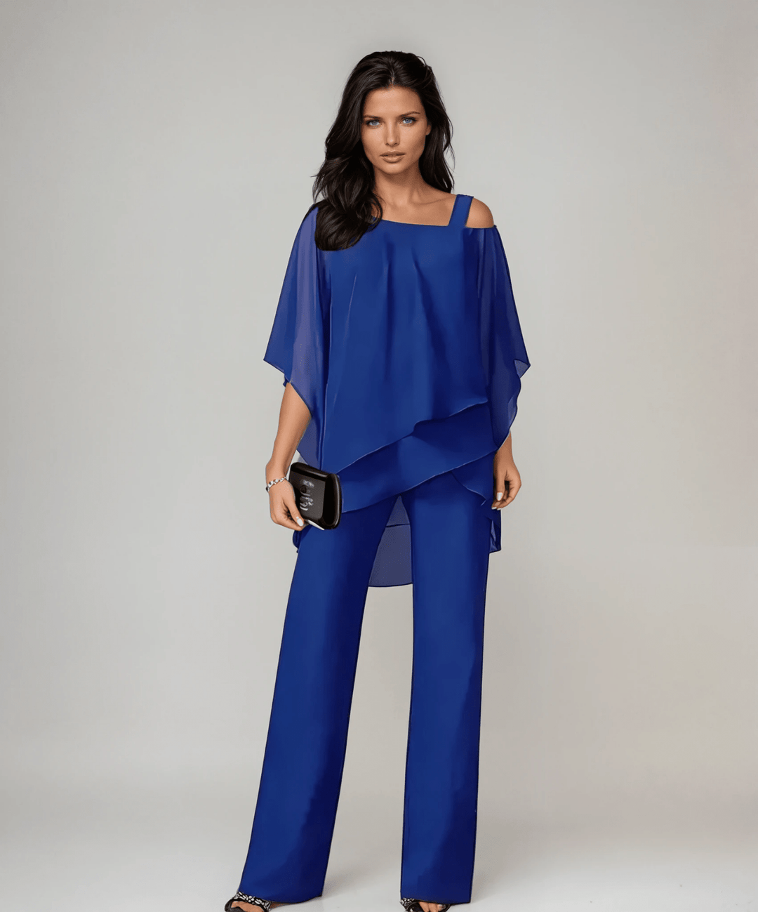 Mariella™ Conjunto de Dos Piezas con Superposiciones - Navarro Granada