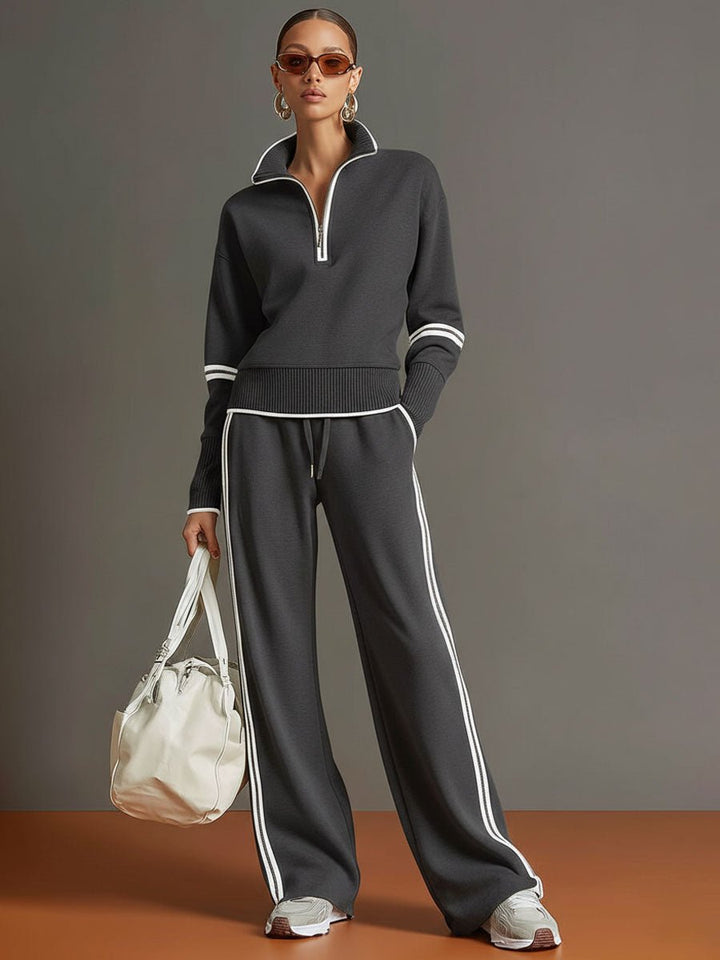Marietta – blusa y pantalón con piernas anchas Sets - Navarro Granada