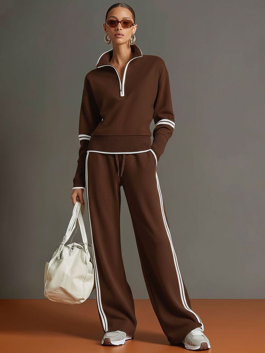 Marietta – blusa y pantalón con piernas anchas Sets - Navarro Granada