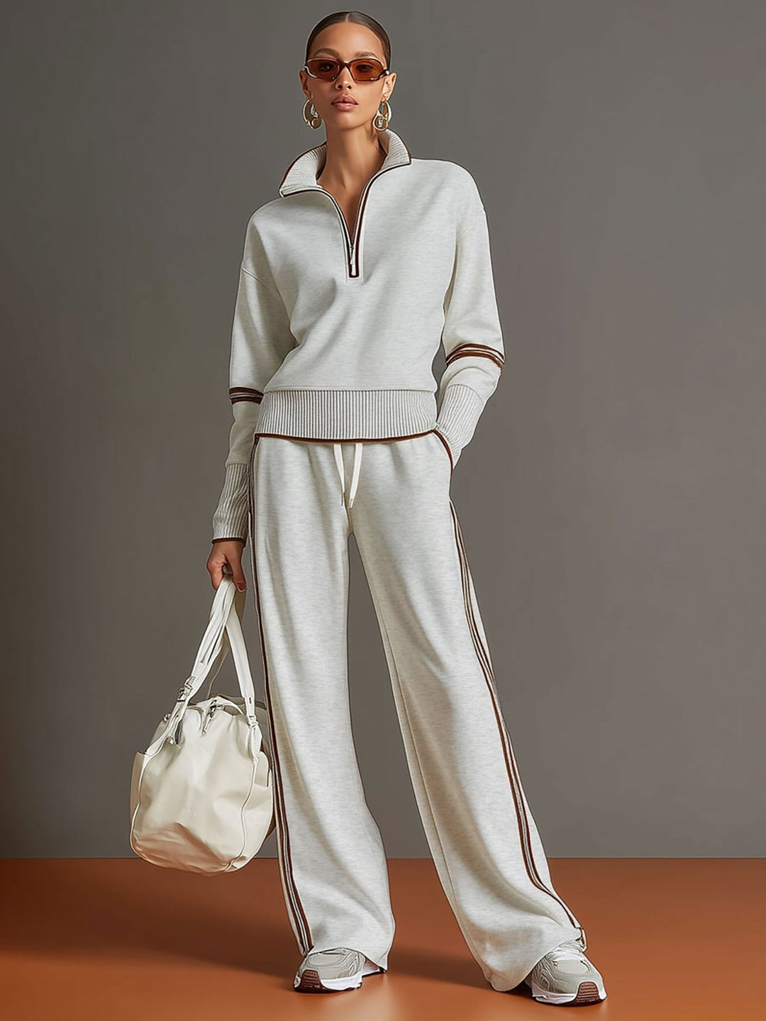 Marietta – blusa y pantalón con piernas anchas Sets - Navarro Granada