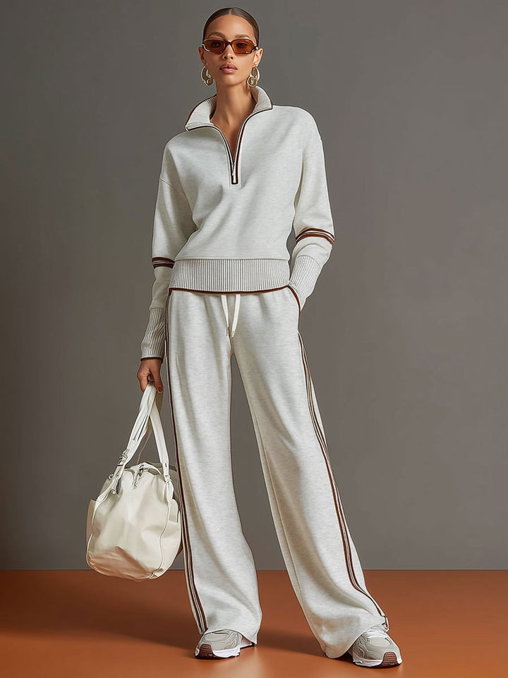 Marietta – blusa y pantalón con piernas anchas Sets - Navarro Granada